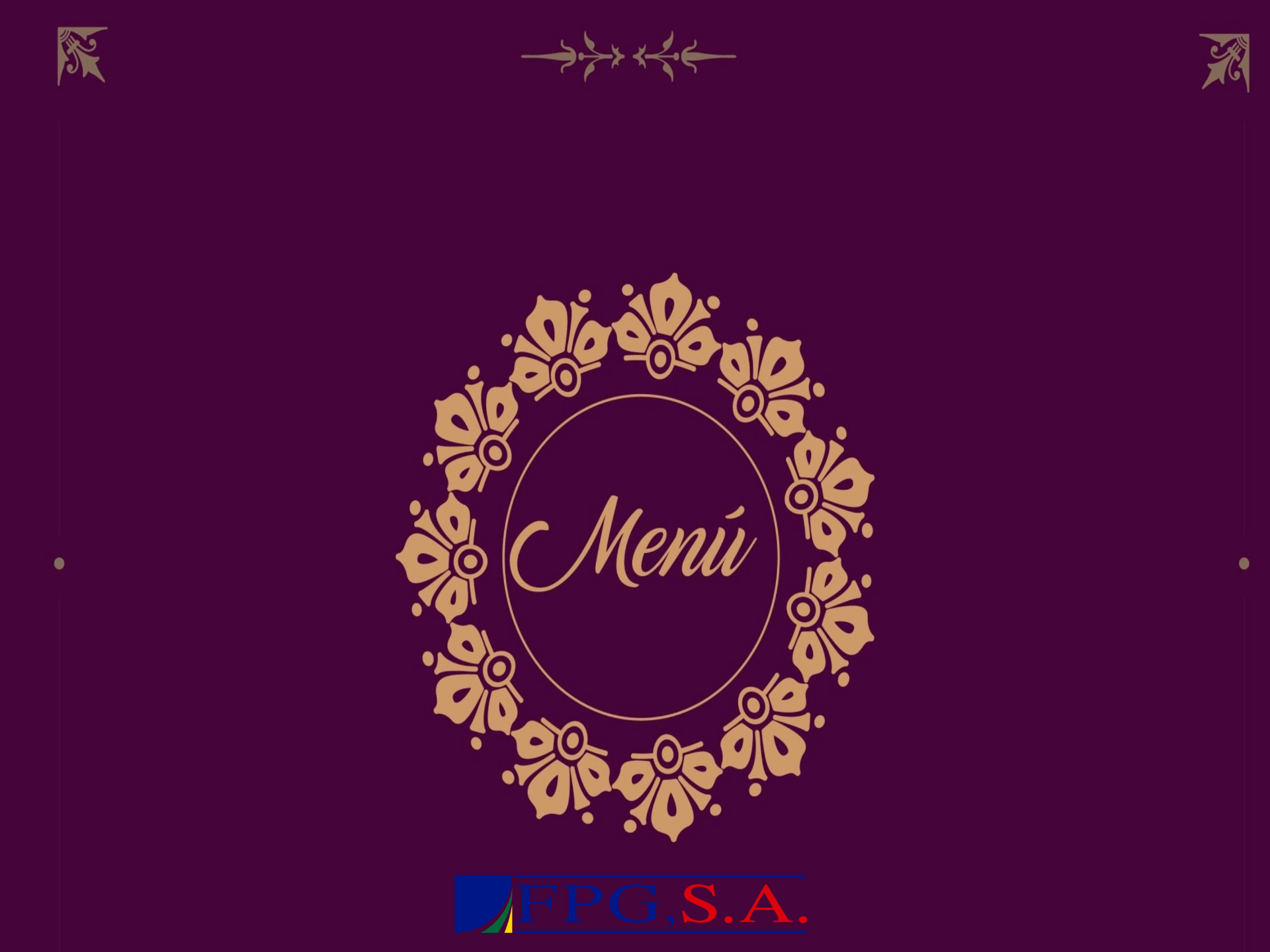 Menú FPGourmet VIP